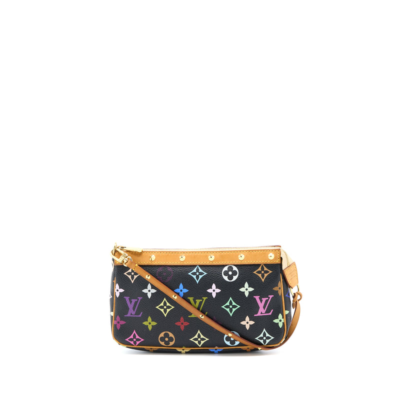 Louis Vuitton Pochette Accessories Monogram Canvas Multicolour GHW