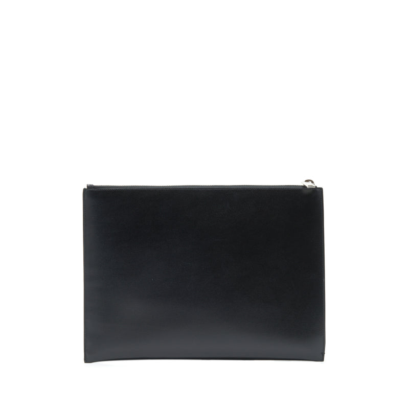 Saint Laurent iPad Holder /Clutch Calfskin Black SHW