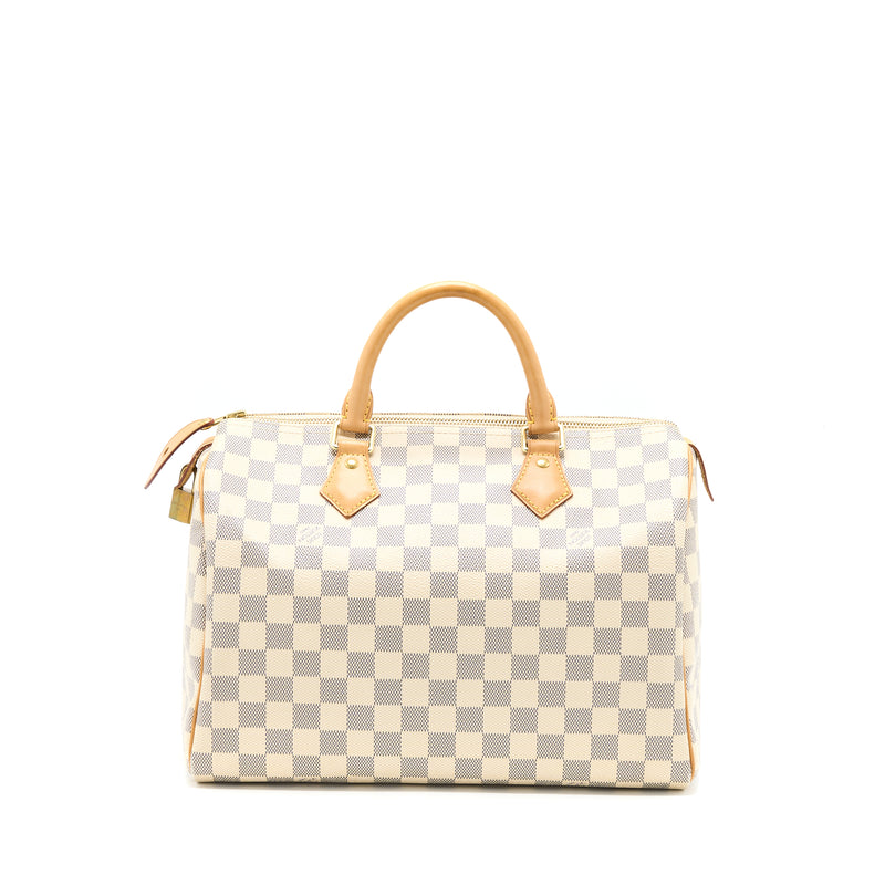 Louis Vuitton Speedy 30 Damier Azur Canvas GHW