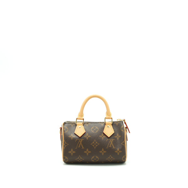 Louis Vuitton New Nano Speedy Monogram Canvas Year 2022