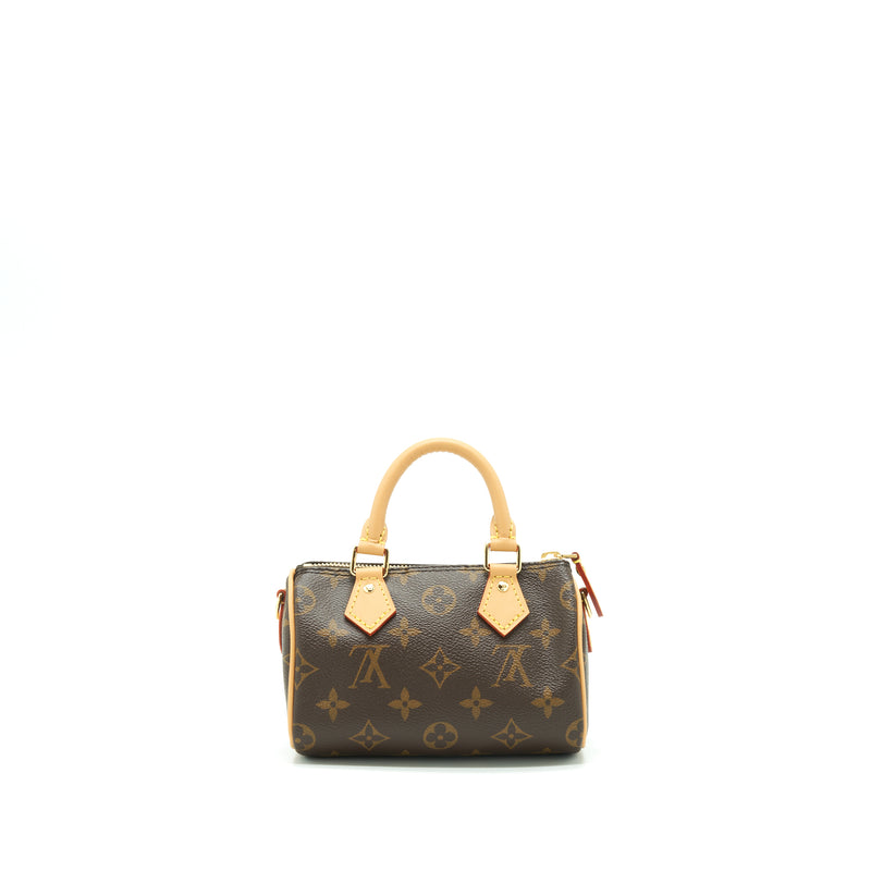 Louis Vuitton New Nano Speedy Monogram Canvas Year 2022