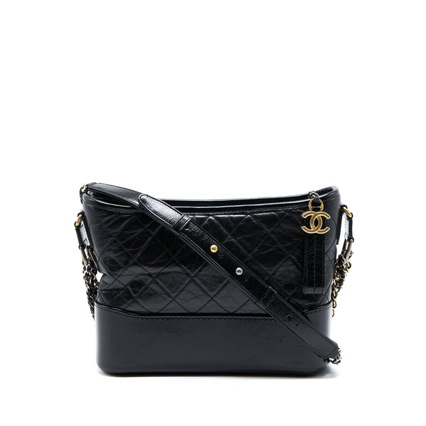 Chanel New Medium Gabrielle Hobo Bag Aged Smooth Calfskin Multicolour Hardware