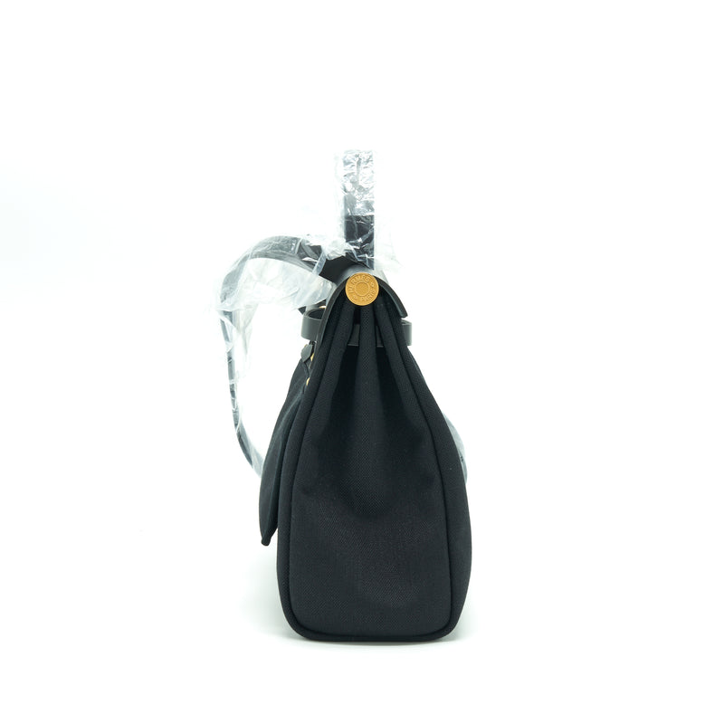 Hermes Herbag 31 Zip Bag Black GHW Stamp Z