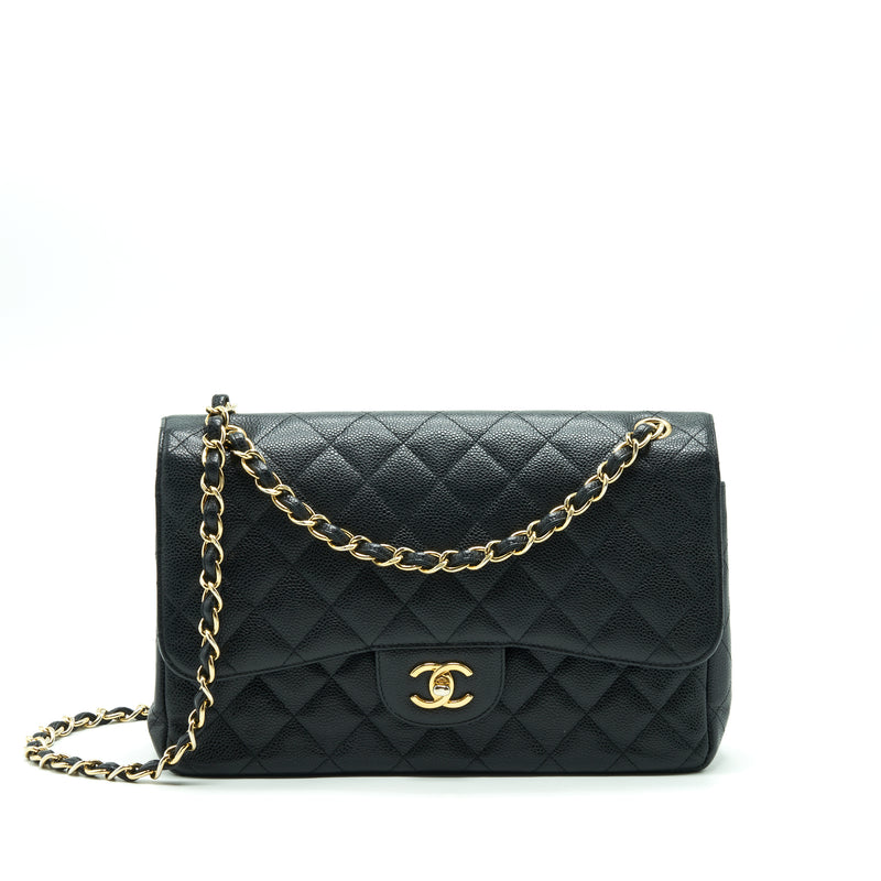 Chanel Jumbo Classic Double Flap Bag Caviar Black GHW