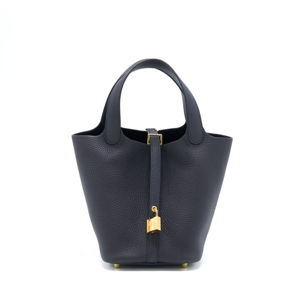 Hermes Picotin 18 Clemence Caban GHW Stamp U
