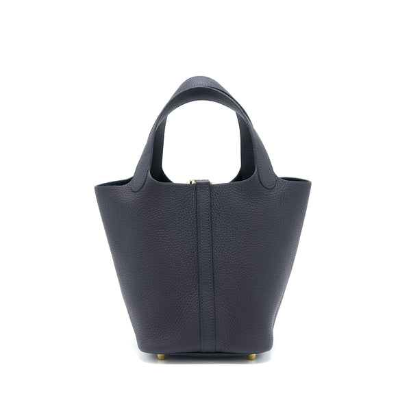Hermes Picotin 18 Clemence Caban GHW Stamp U