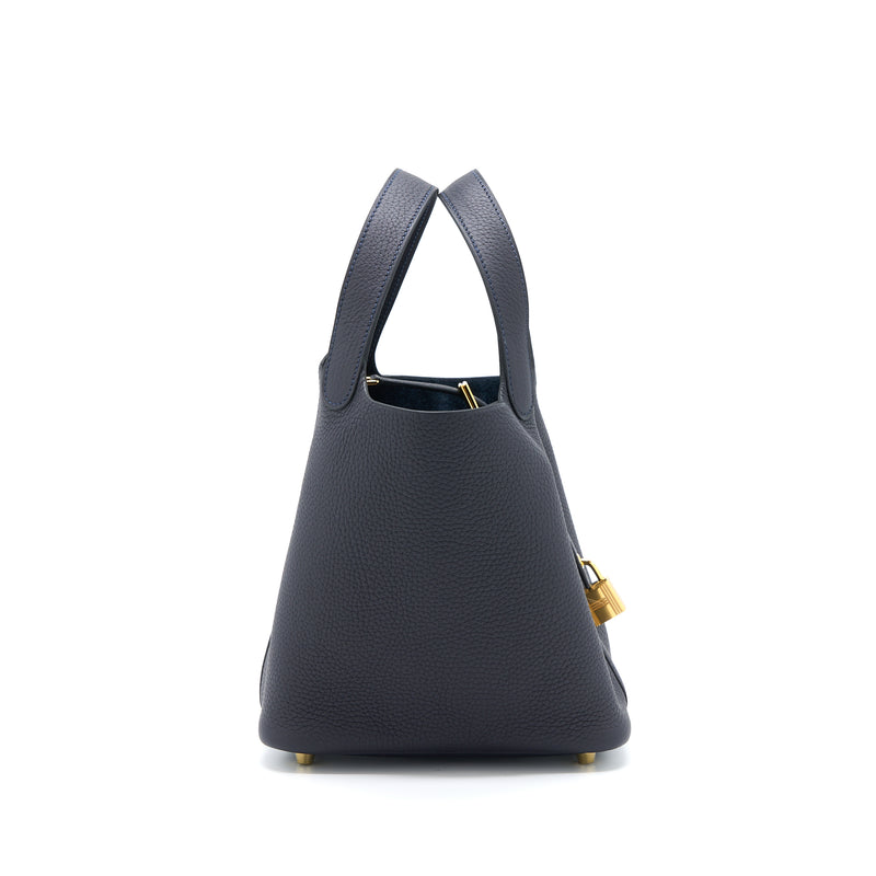 Hermes Picotin 18 Clemence Caban GHW Stamp U