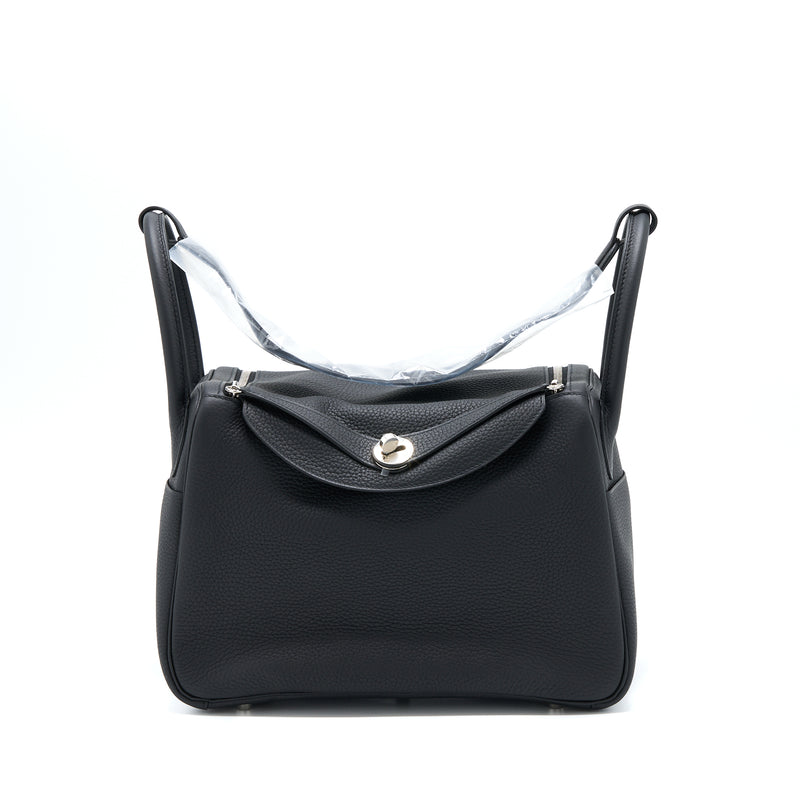 Hermes Lindy 30 Clemence Black SHW Stamp Y