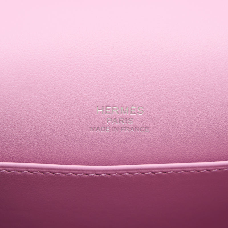 Hermes Mini Roulis Swift X9 Mauve Sylvester SHW Stamp U