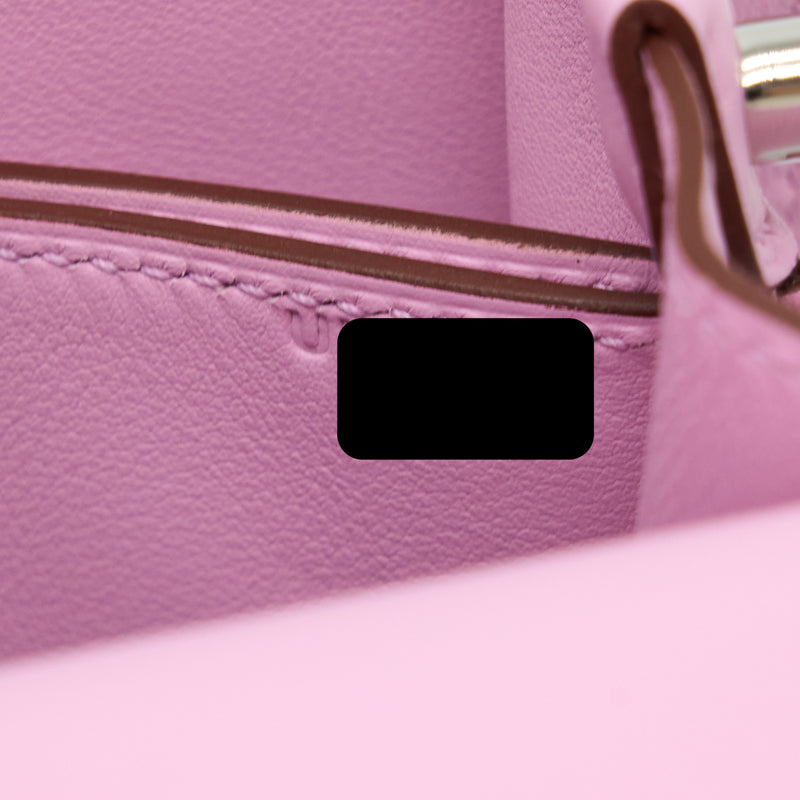 Hermes Mini Roulis Swift X9 Mauve Sylvester SHW Stamp U