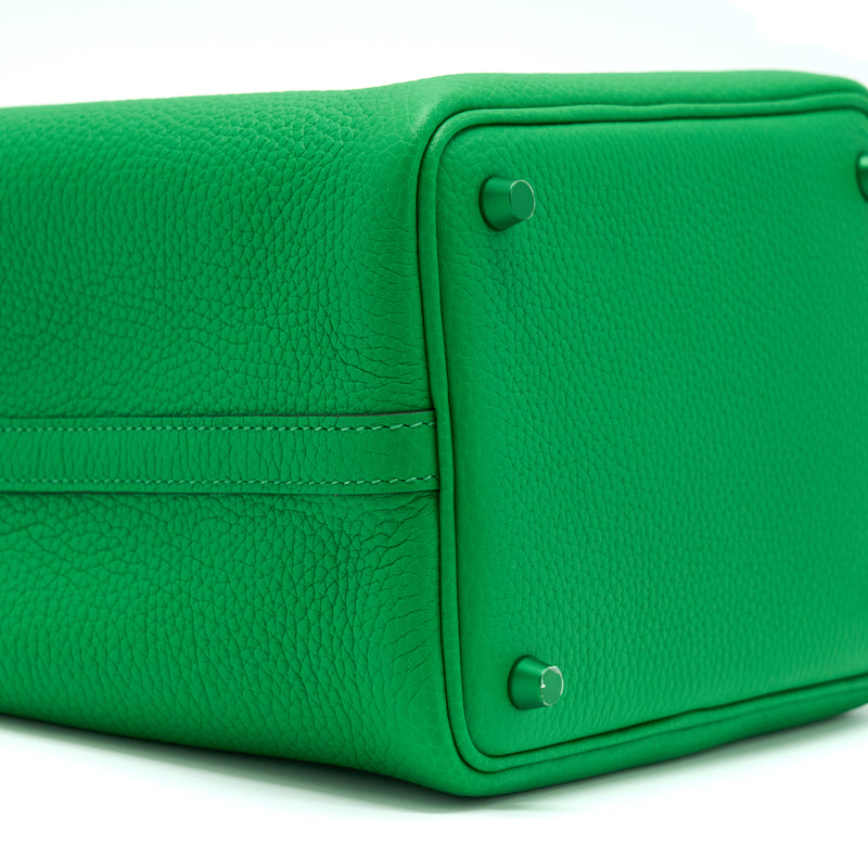 Hermes Picotin Lock Monochrome bag MM So-green Bambou Clemence