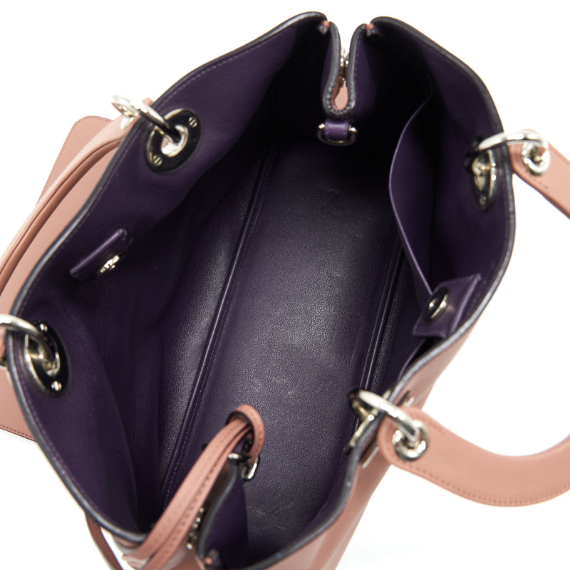 CHRISTIAN DIOR SMALL DIORISSIMO BAG DUSTY PINK/ PURPLER WITH SHW