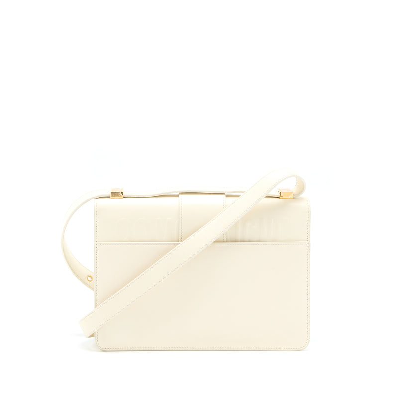 Dior Medium Montaigne 30 Bag White GHW