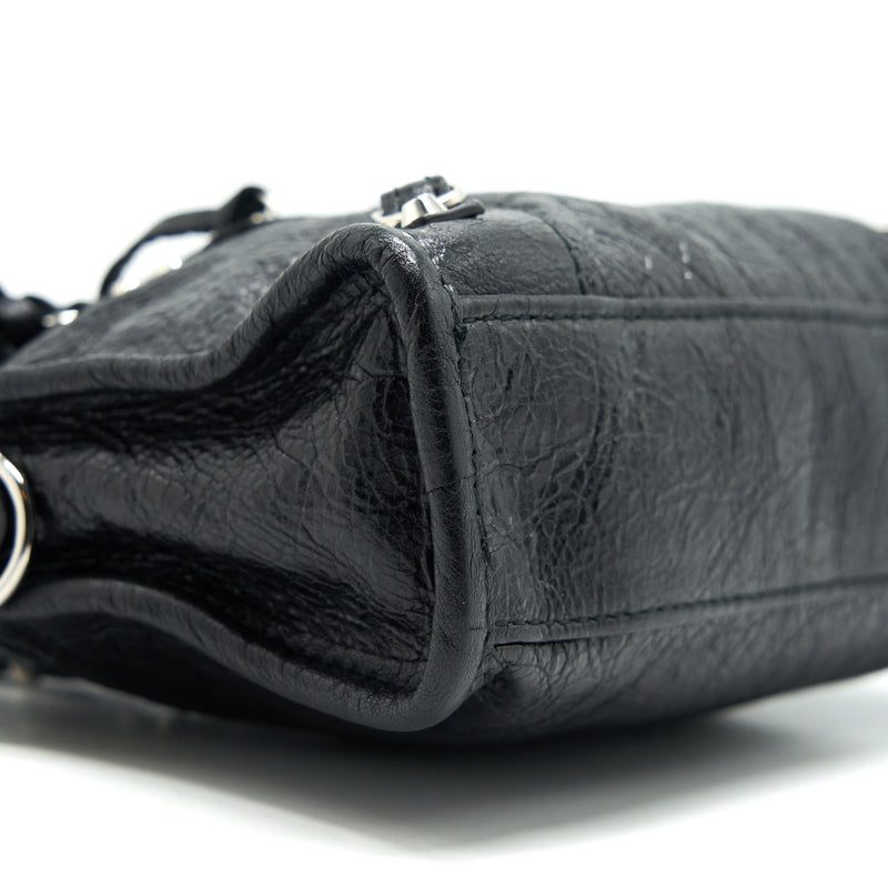 Balenciaga Nano City Bag Black SHW