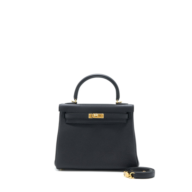 Hermes Kelly Wallet Togo Black GHW