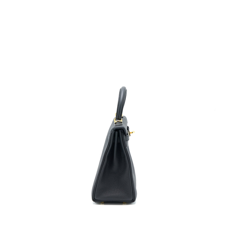 Hermes Kelly 25 Togo Black GHW Stamp U