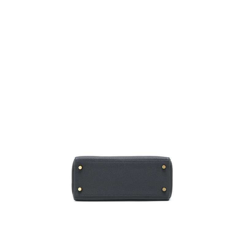 Hermes Kelly 25 Togo Black GHW Stamp U
