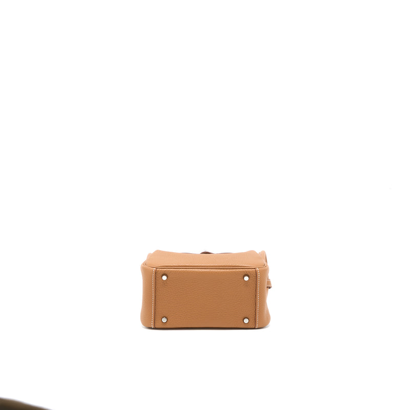 Hermes Mini Lindy Clemence Gold SHW Stamp U