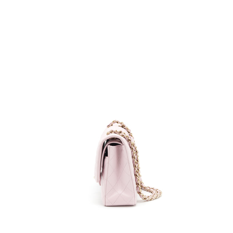 pink chanel classic caviar flap bag medium