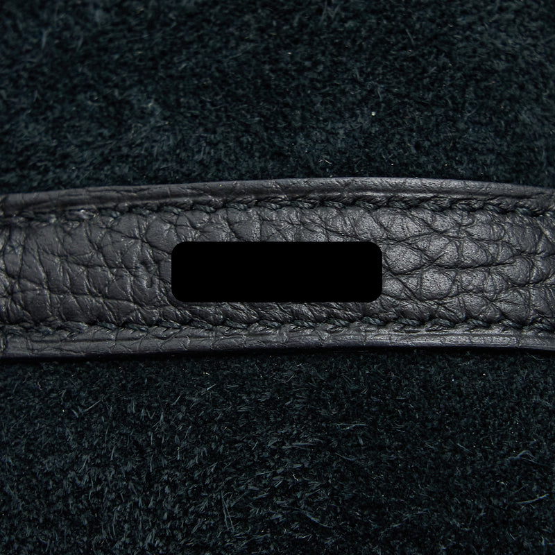 Hermes Picotin 18 Clemence Black SHW Stamp Y