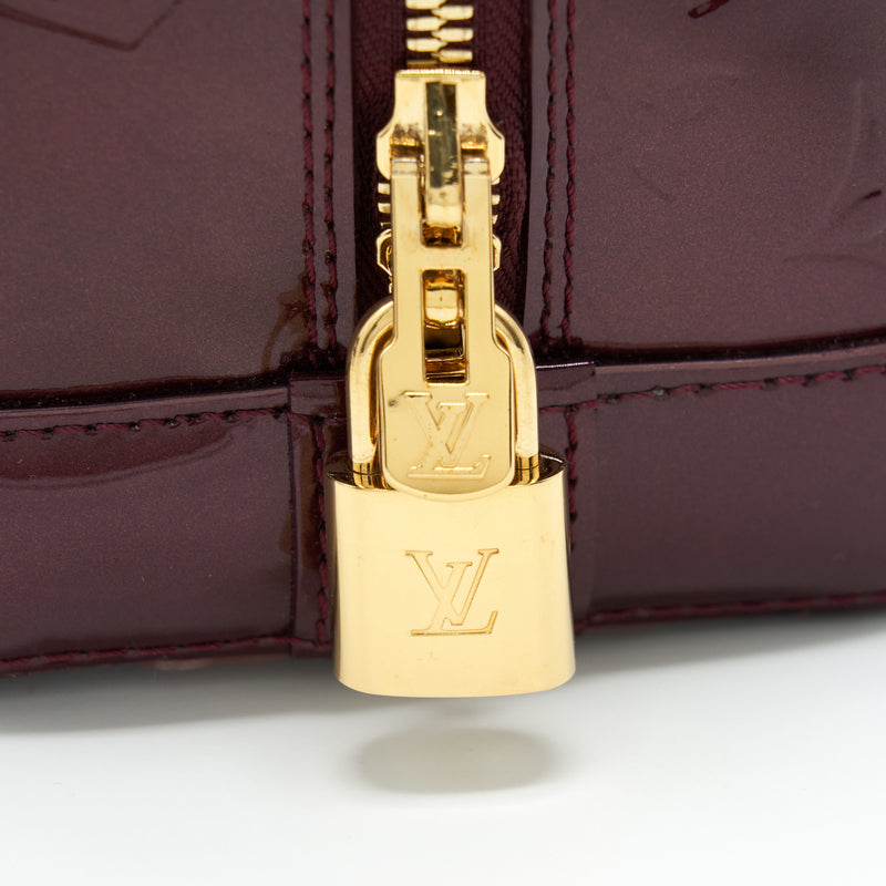 Louis Vuitton Alma PM Patent Amarante GHW