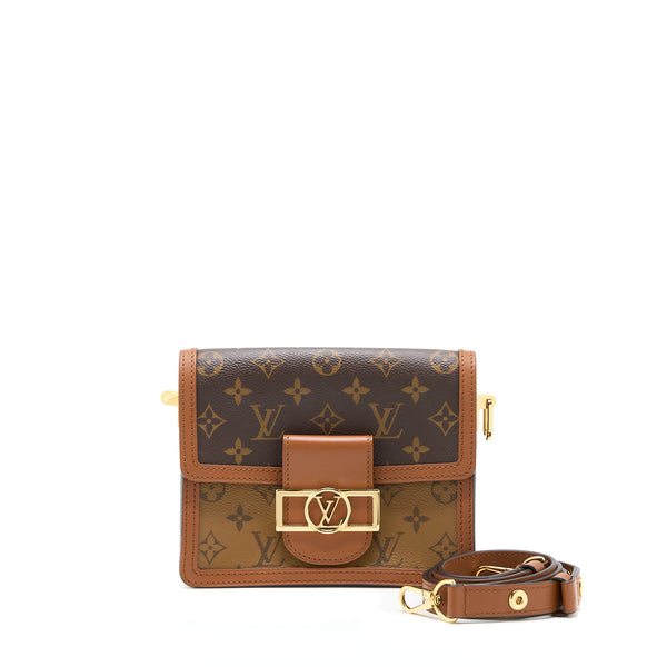 Louis Vuitton Mini Dauphine Monogram Reverse Canvas GHW