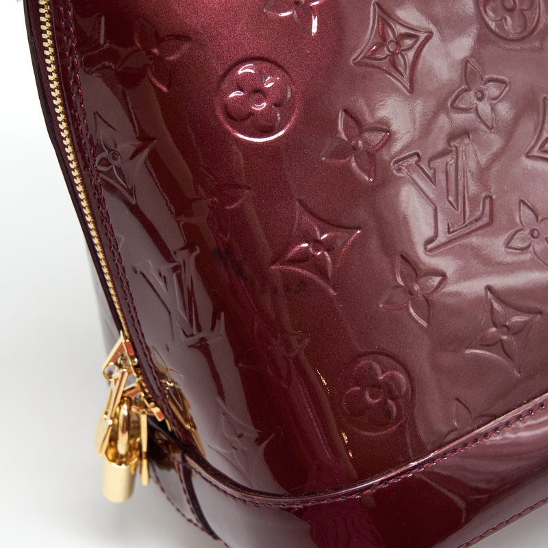 Louis Vuitton Alma PM Patent Amarante GHW