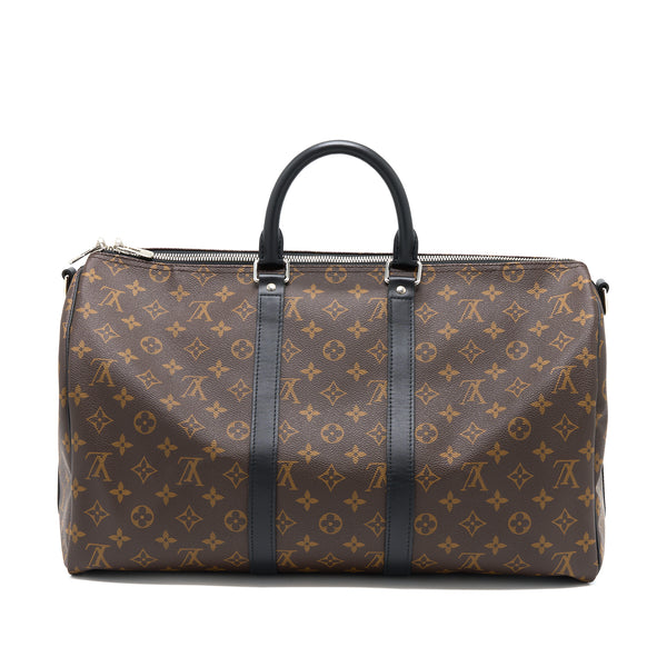 Louis Vuitton Keepall Bandouliere 45 Monogram Macassar Canvas SHW