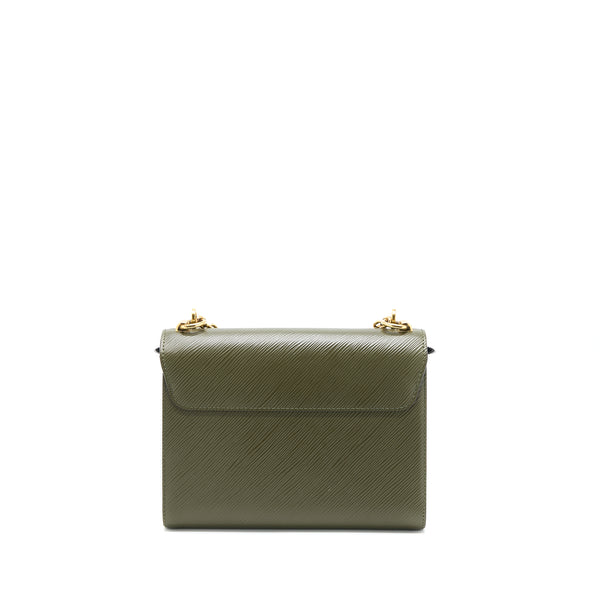 Louis Vuitton Twist Bag MM Epi Green/White GHW