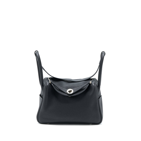 Hermes Lindy 26 Clemence Black SHW Stamp C