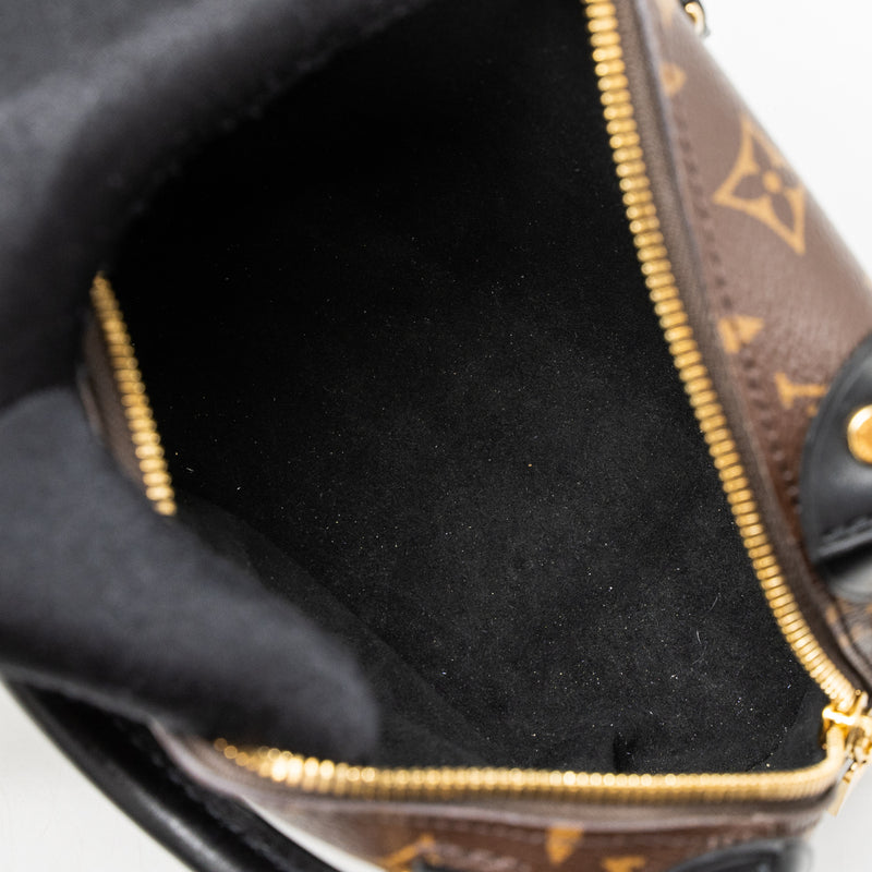 Louis Vuitton Petite Malle Souple Monogram Empreinte Black in Leather with  Gold-tone - US