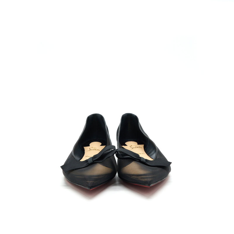 Christian Louboutin Pointed Flat in Black
