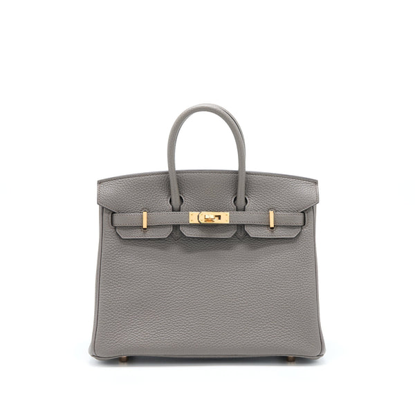 Hermes Lindy 26 Evercolor 8F Gris Etain GHW Stamp Z