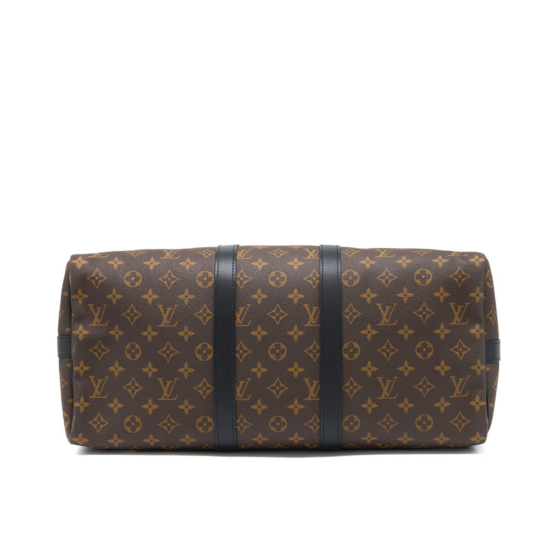 Louis Vuitton Keepall Bandouliere 45 Monogram Macassar Canvas SHW