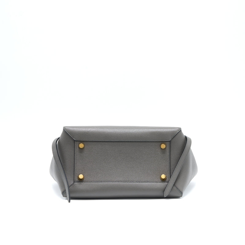 Celine Mini Belt Bag Grained Calfskin Grey GHW