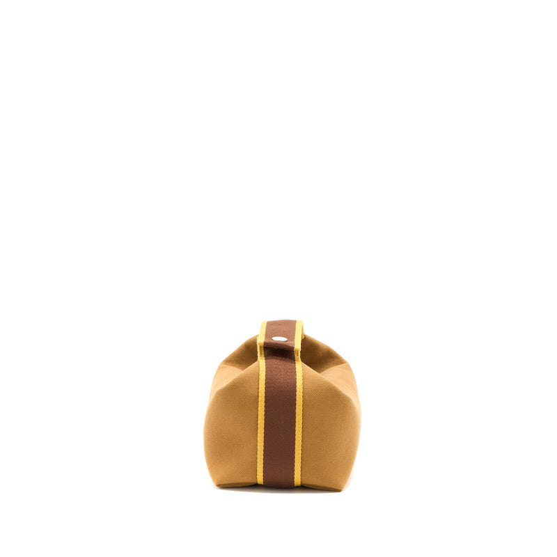 Hermes Trousse De Toilette Bride PM Canvas Travel Pouch