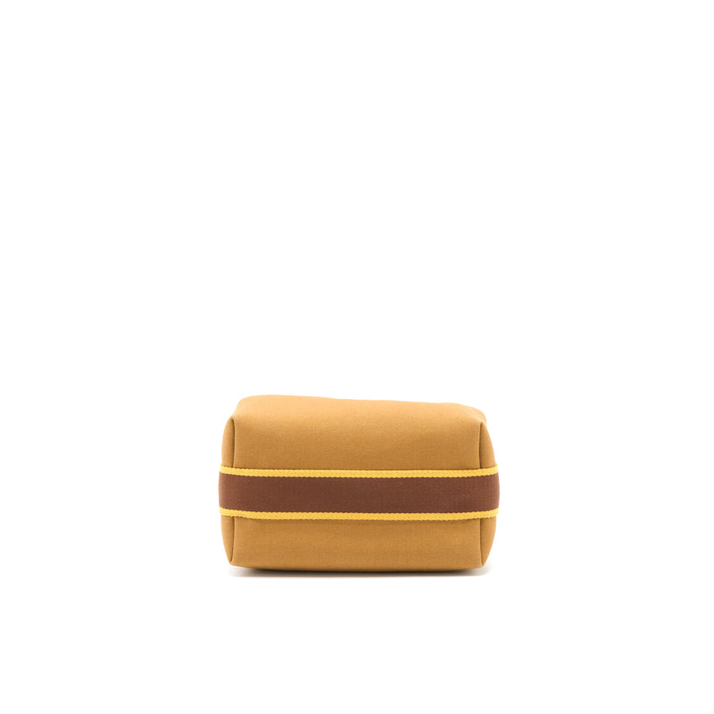 Hermes Trousse De Toilette Bride PM Canvas Travel Pouch