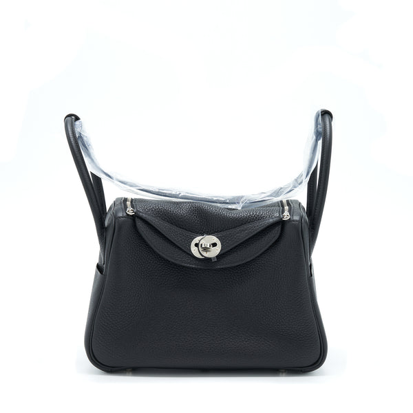 Hermes Lindy 26 Clemence Black SHW Stamp Z