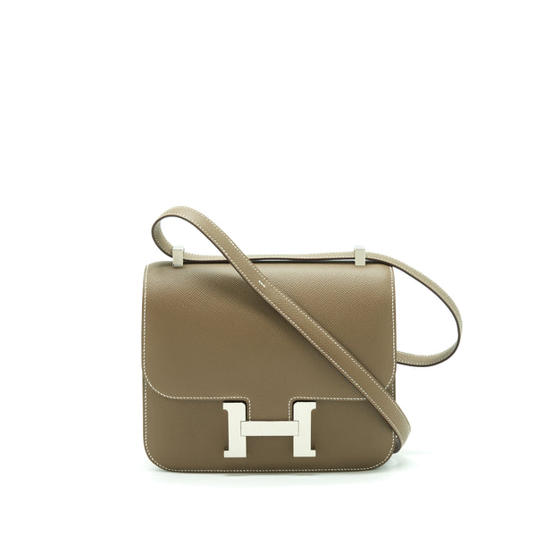 Hermes Constance 24 Epsom Etoupe SHW Stamp Y