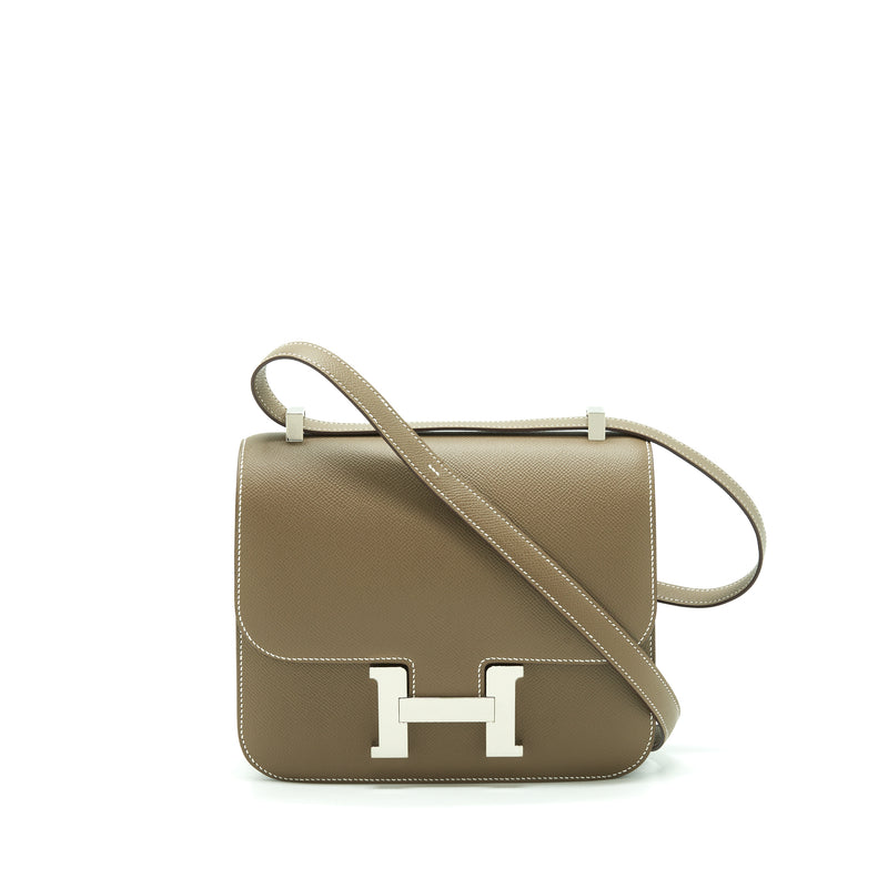 Hermes Constance 24 Epsom Etoupe SHW Stamp Y