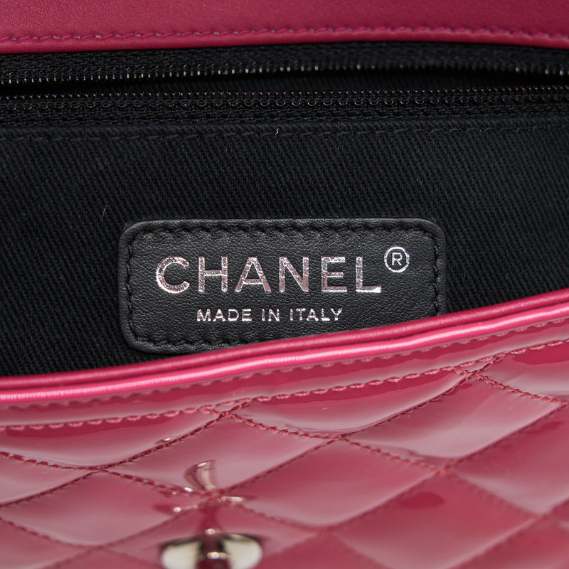 Chanel Coco Shine Flap Bag Patent Pink SHW