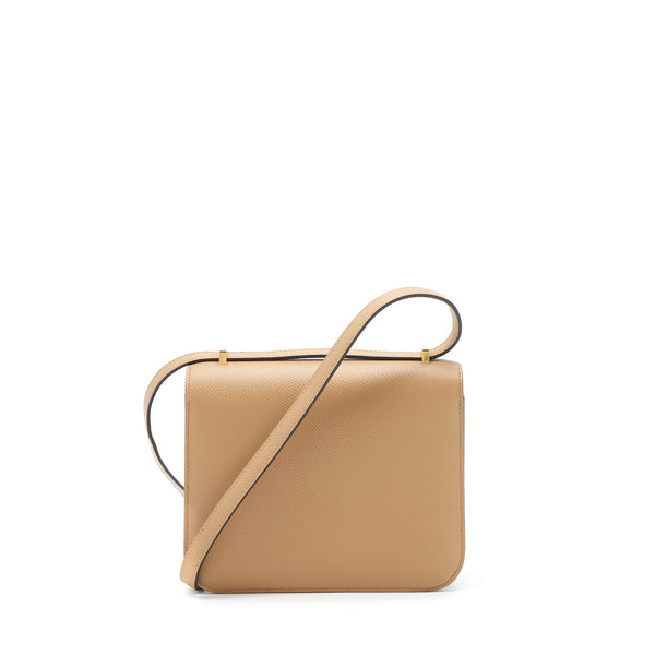 Hermes Mini Constance Epsom 0M Chai GHW Stamp U