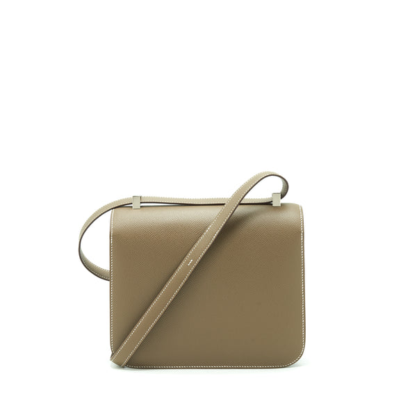 Hermes Constance 24 Epsom Etoupe SHW Stamp Y