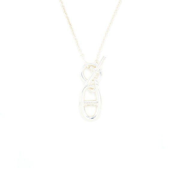 Hermes Chaine D'ancre Pendant Sterling Silver
