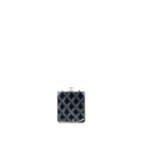 Chanel Mini Clip With Chain Lambskin Black LGHW