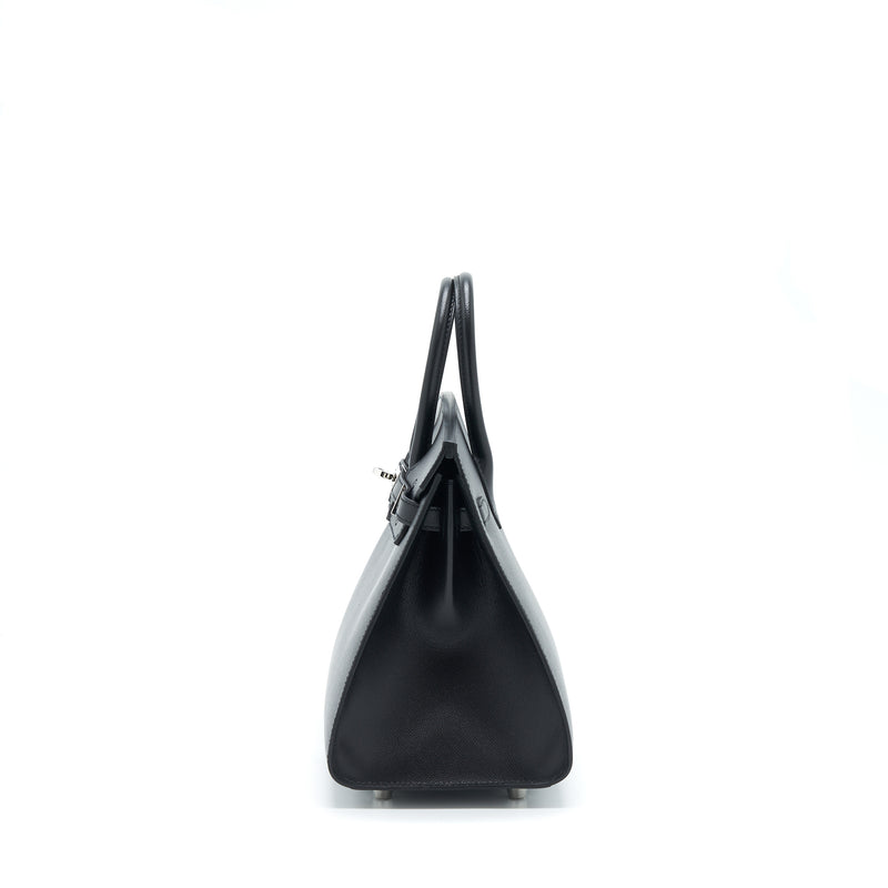 Hermes Birkin 25 Sellier Madame Black SHW Stamp Y