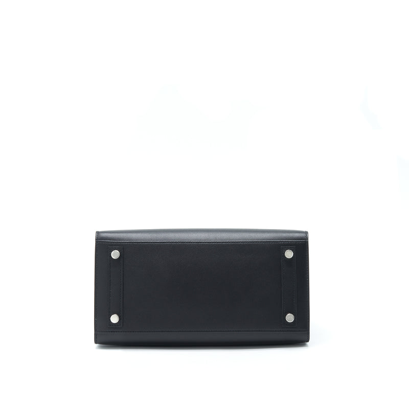 Hermes Birkin 25 Sellier Madame Black SHW Stamp Y