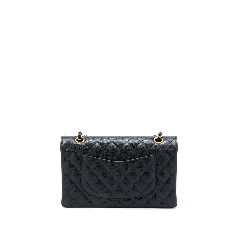 Unused Chanel Classic Medium Caviar Microchip