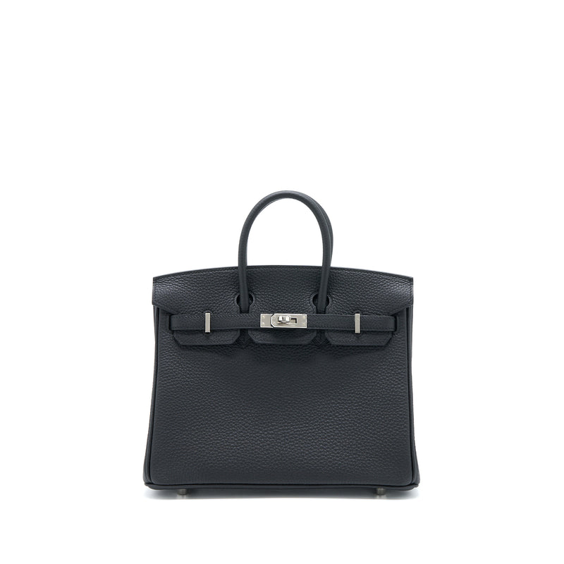 Hermes birkin 25 Togo Black SHW Stamp U