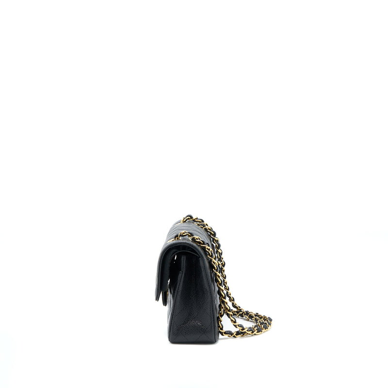 Chanel Small Classic Double Flap Bag Caviar Black GHW (Microchip)